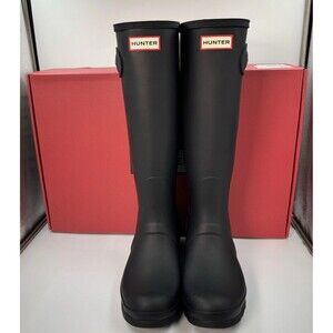 Hunter Original Tour Tall Boot, Black Winter, Rain Boot, Women’s Size 10 New